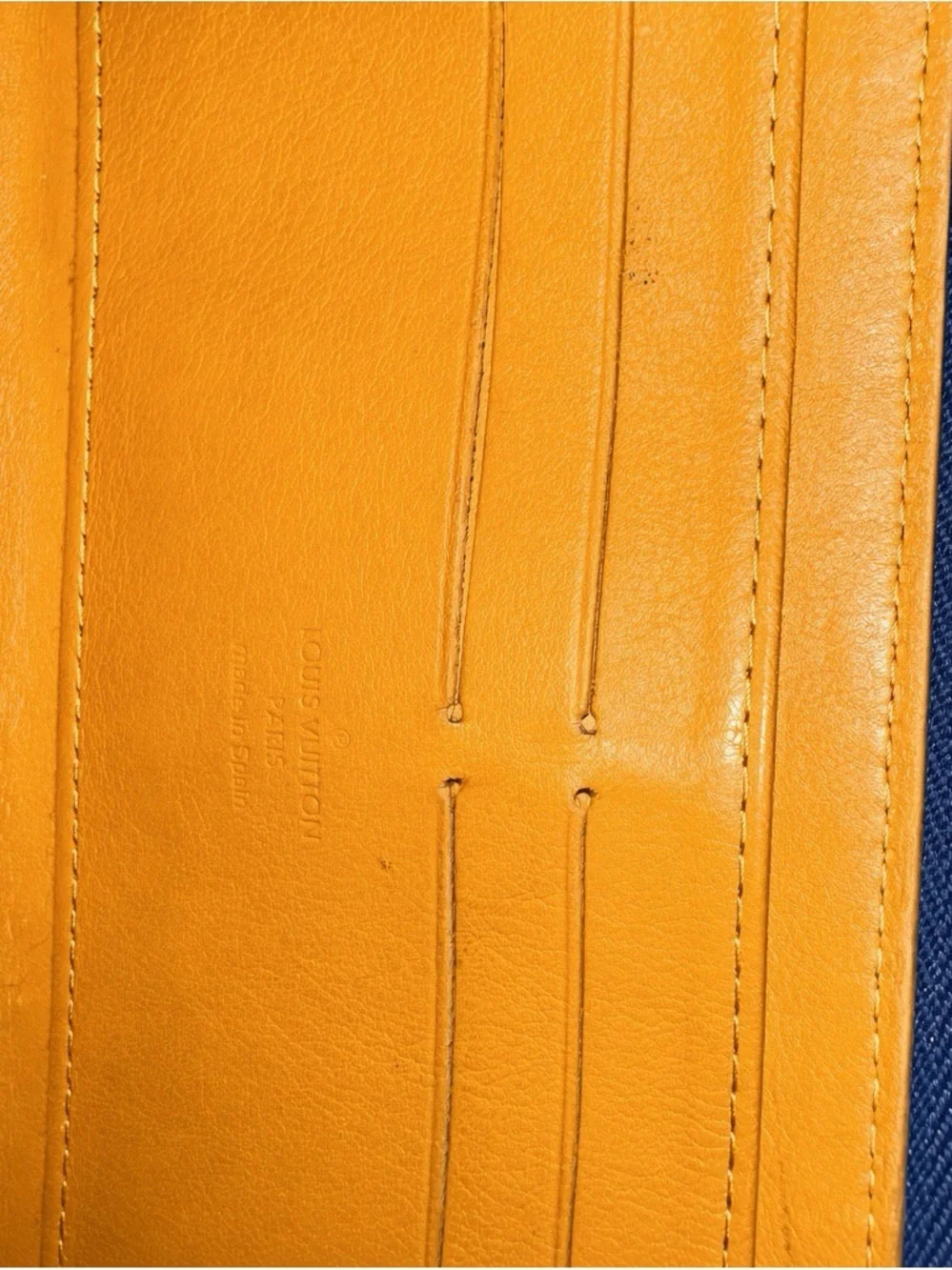 Louis Vuitton Denim Monogram Zip-Around Wallet in Distressed Blue